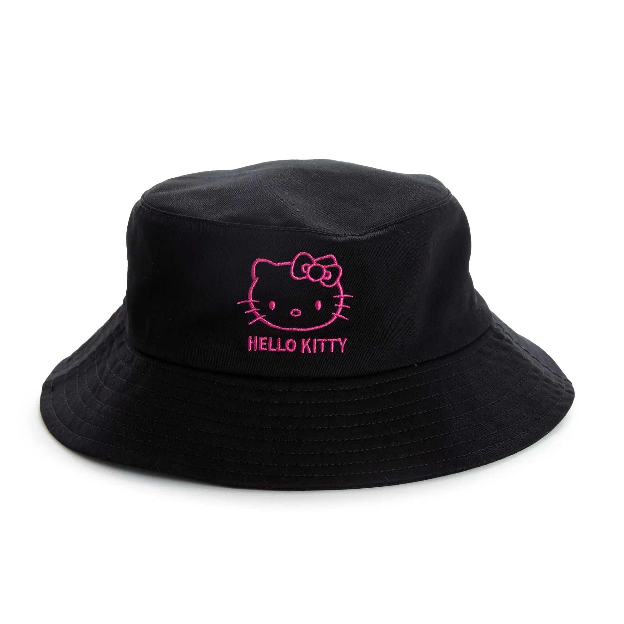 Hello Kitty Embroidered Bucket Hat (Summer Vibes Edition)