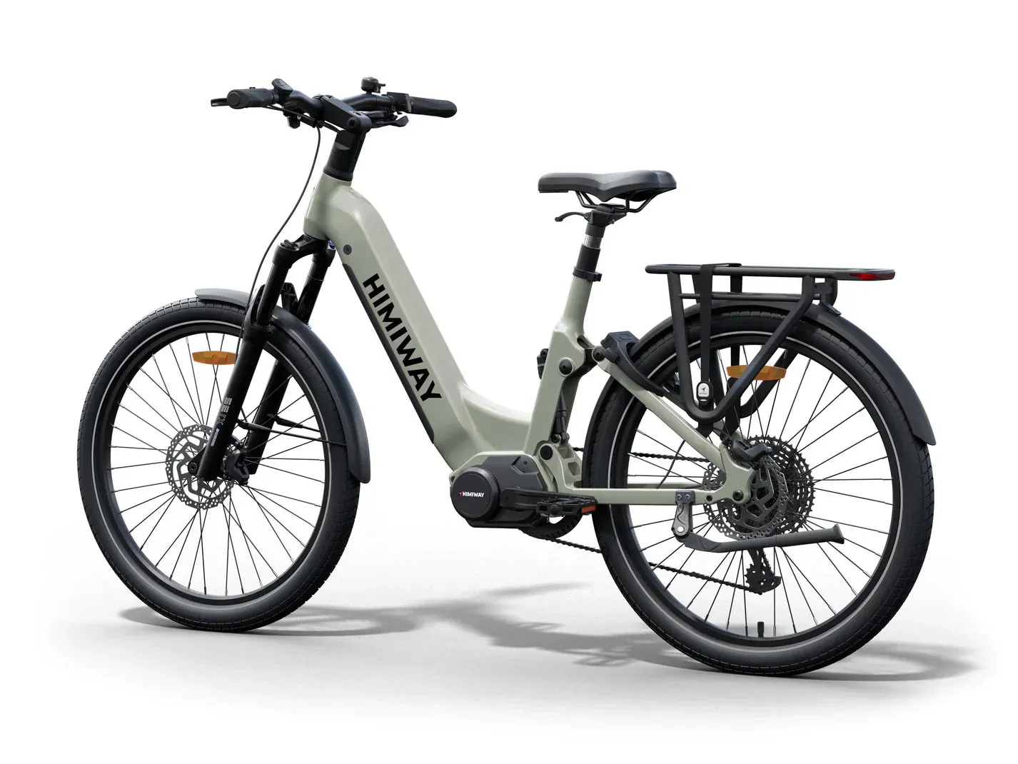 HIMIWAY A7 PRO 500 w Step Thru Ebike 27.5x2.4 Fat Electric Beach Cruiser eBike