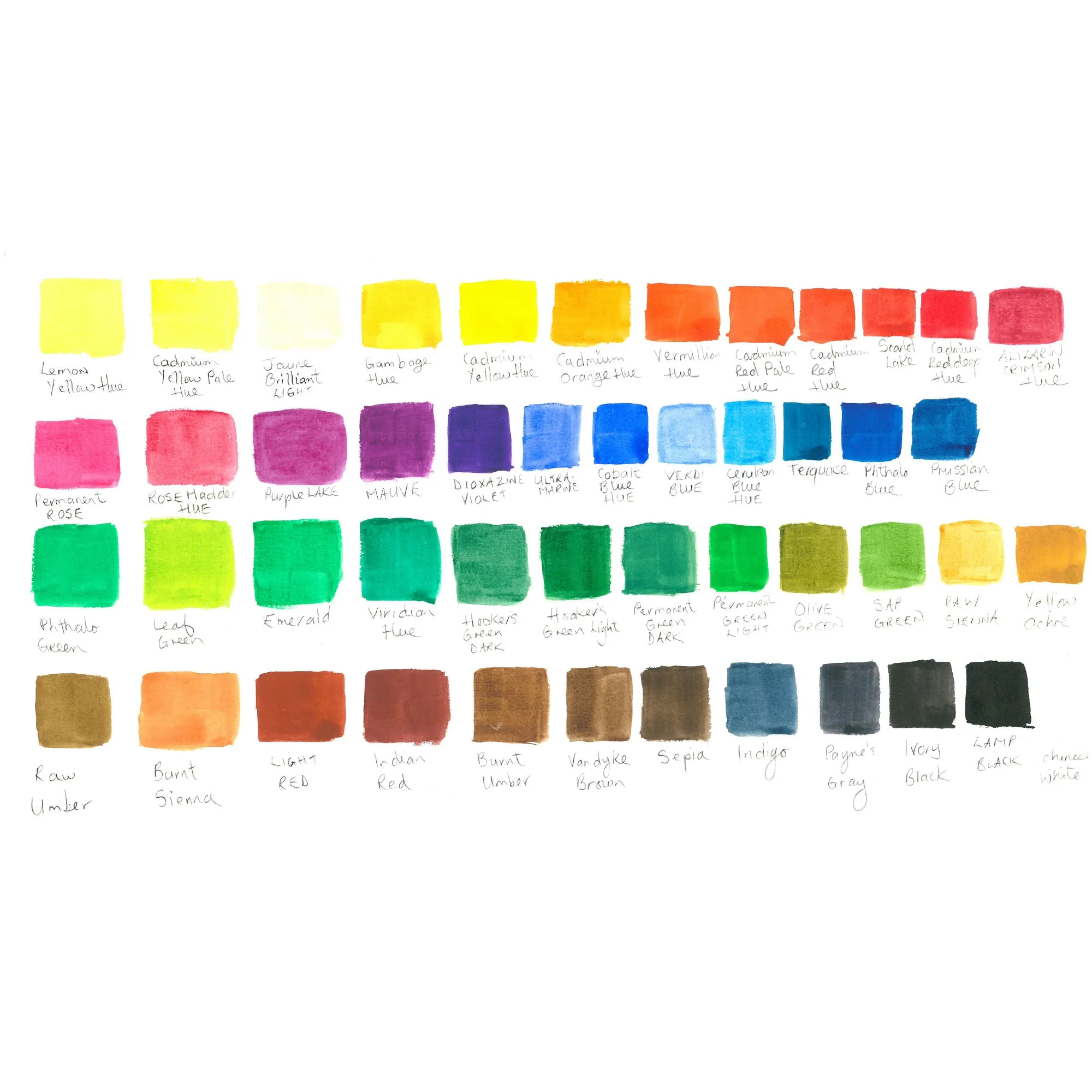 Individual Studio Quality Watercolour Half Pans