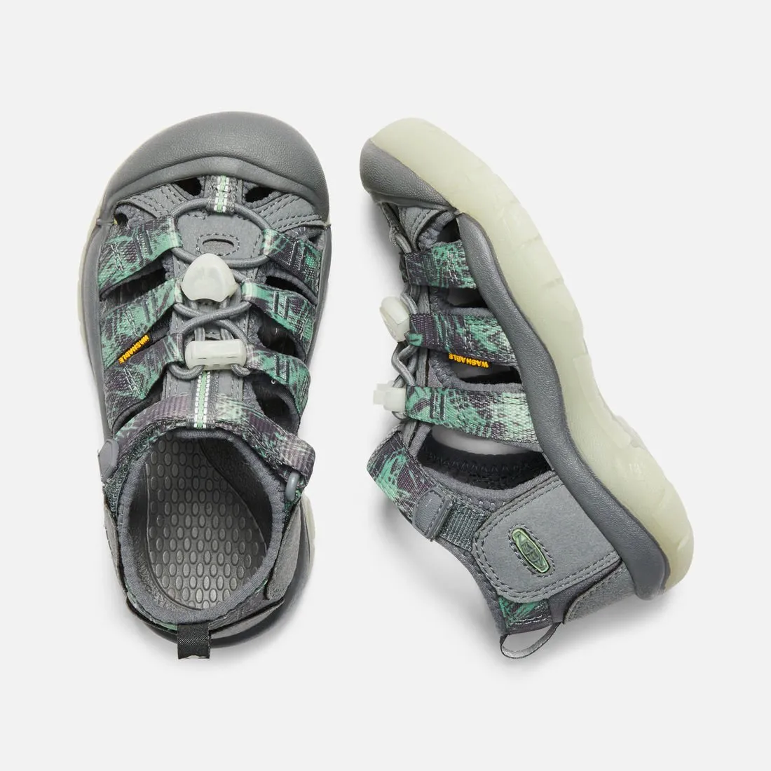 Keen Steel Grey/Glow Newport H2 Youth Sandal