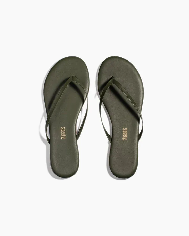 Liner Flip Flops - Forest