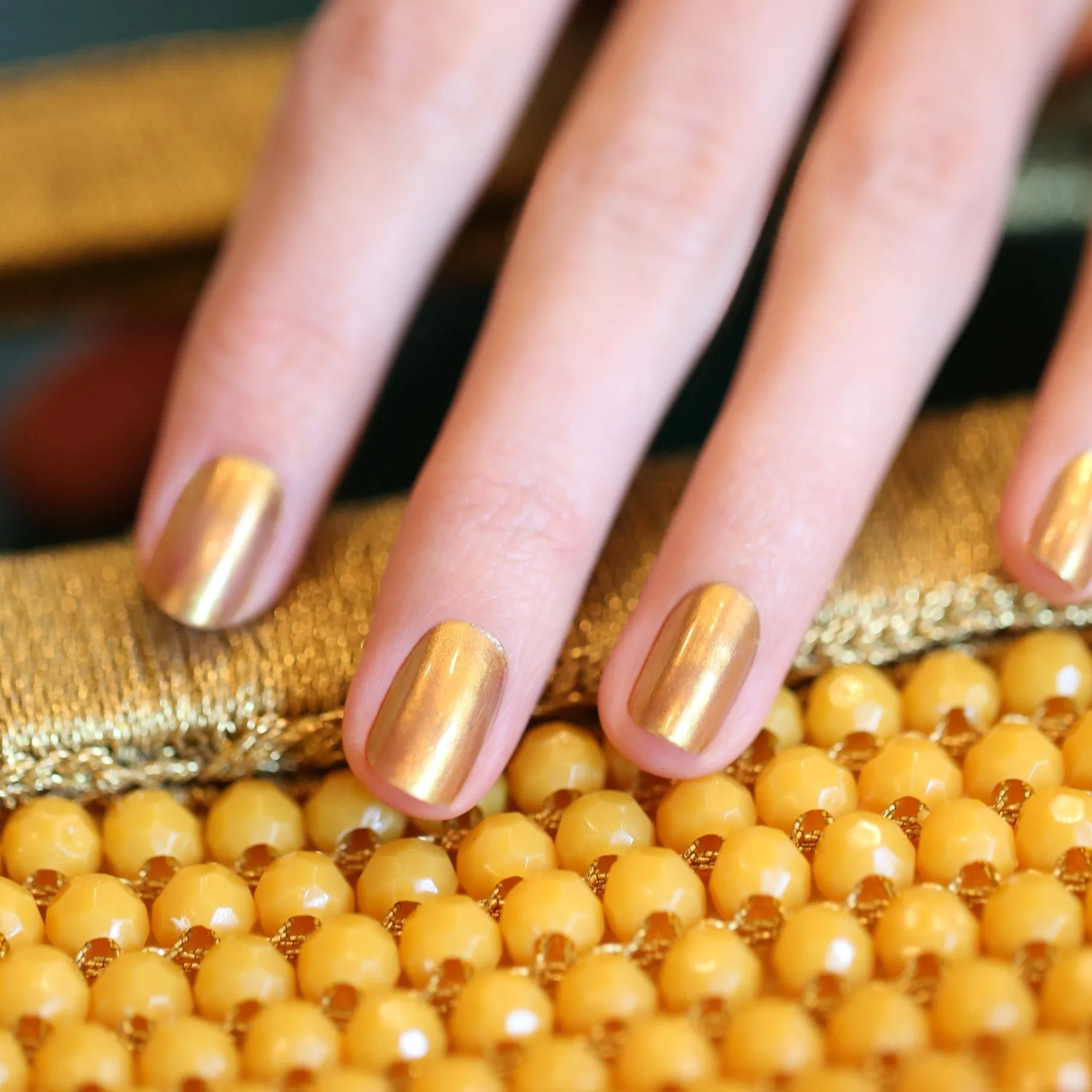 MANUCURIST - Green Flash™ LED Nail Polish - Gold Sand