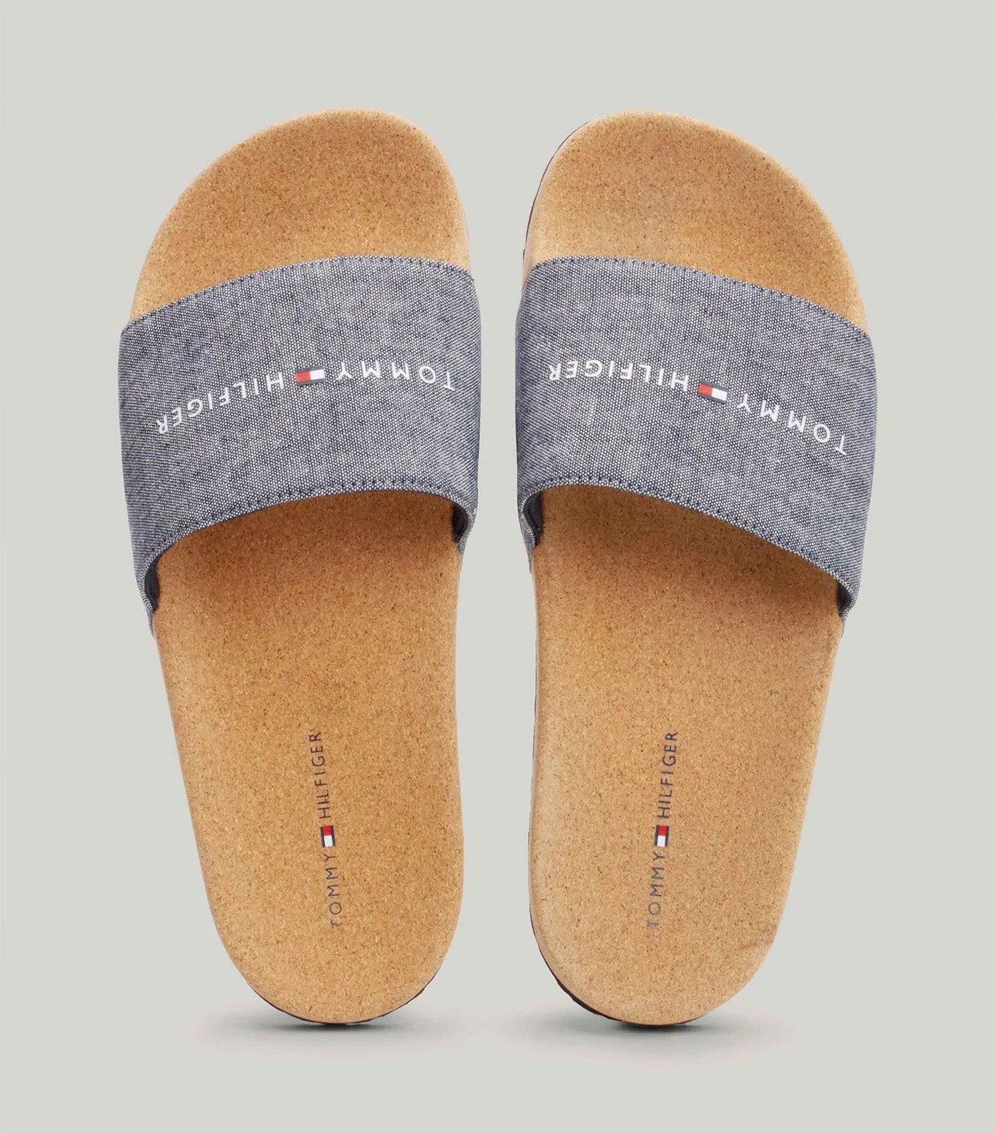 Men's Cork Pool Slide Navy