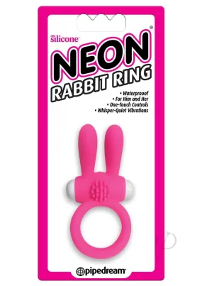 Neon Rabbit Ring Pink