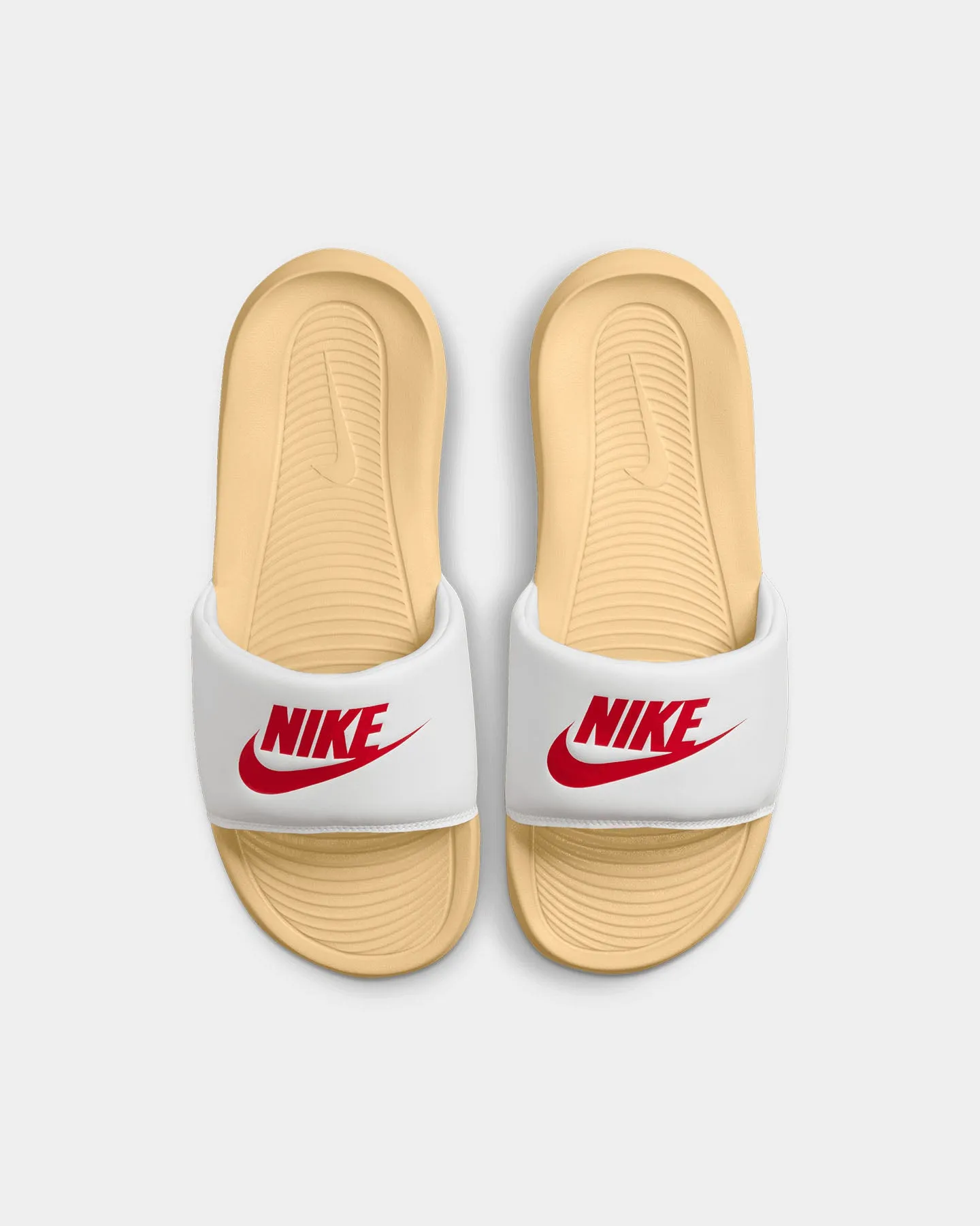 Nike Victori One Slide Summit White/University Red-Sesame