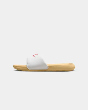 Nike Victori One Slide Summit White/University Red-Sesame