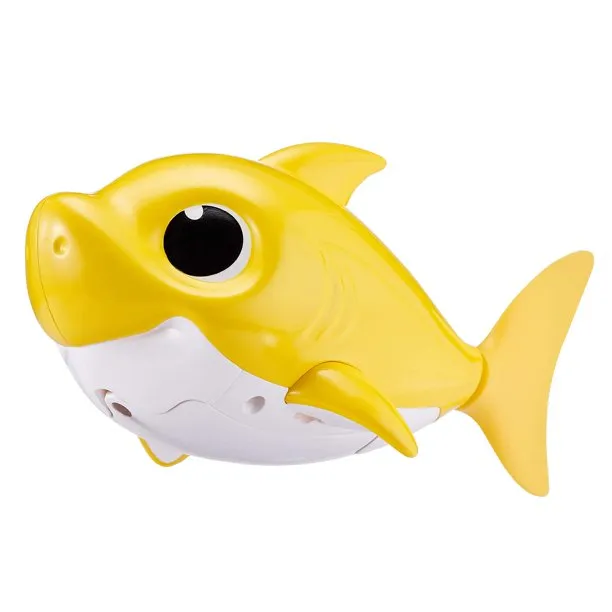 Pinkfong Sing & Swim Bath Toy Baby Shark - Feature Mommy Shark, Daddy Shark, Baby Shark - New Silicone Flippers