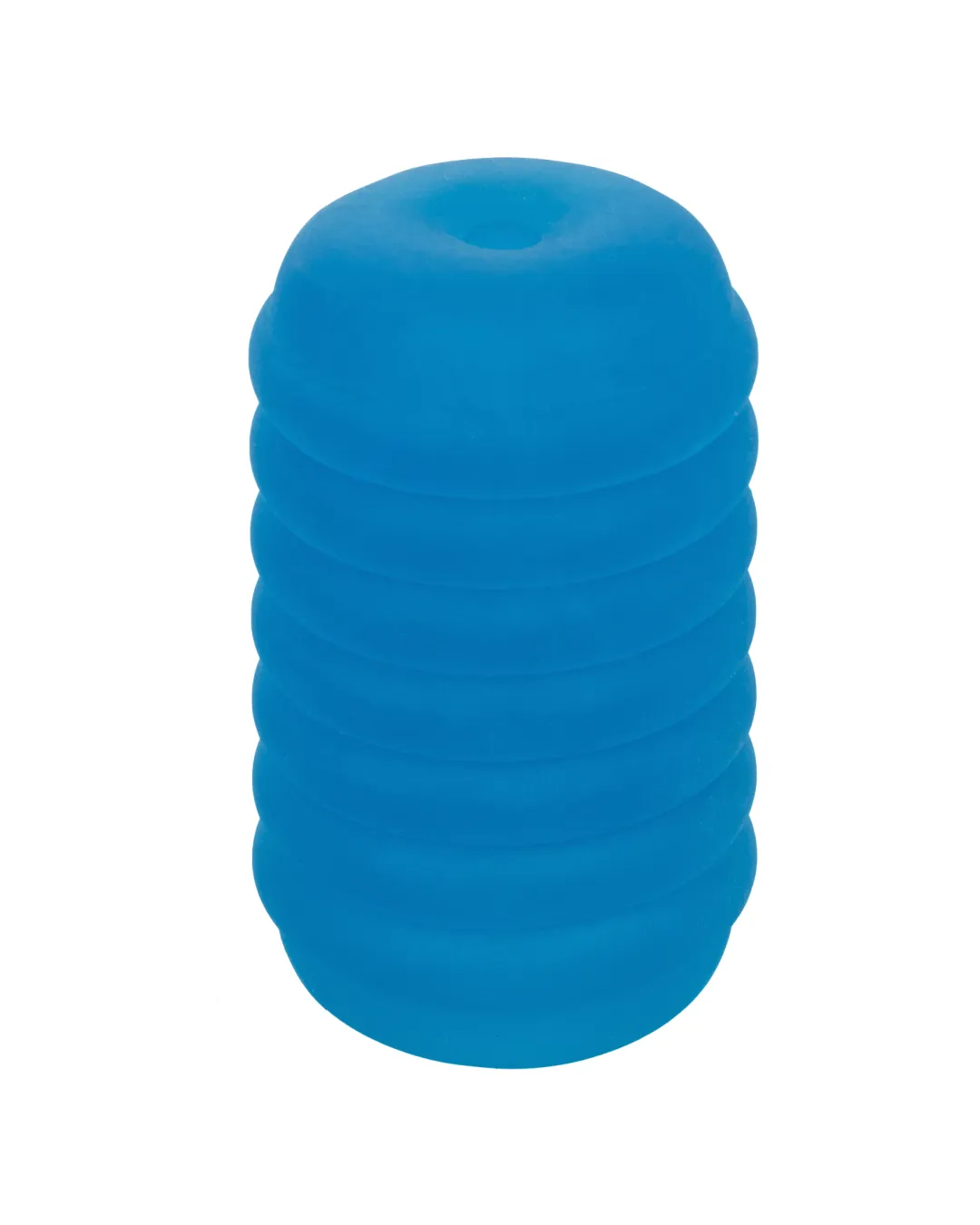 Pop Sock Ribbed Ultra Squishy Reversible Stroker - Blue