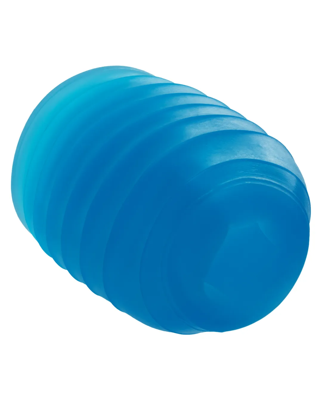 Pop Sock Ribbed Ultra Squishy Reversible Stroker - Blue