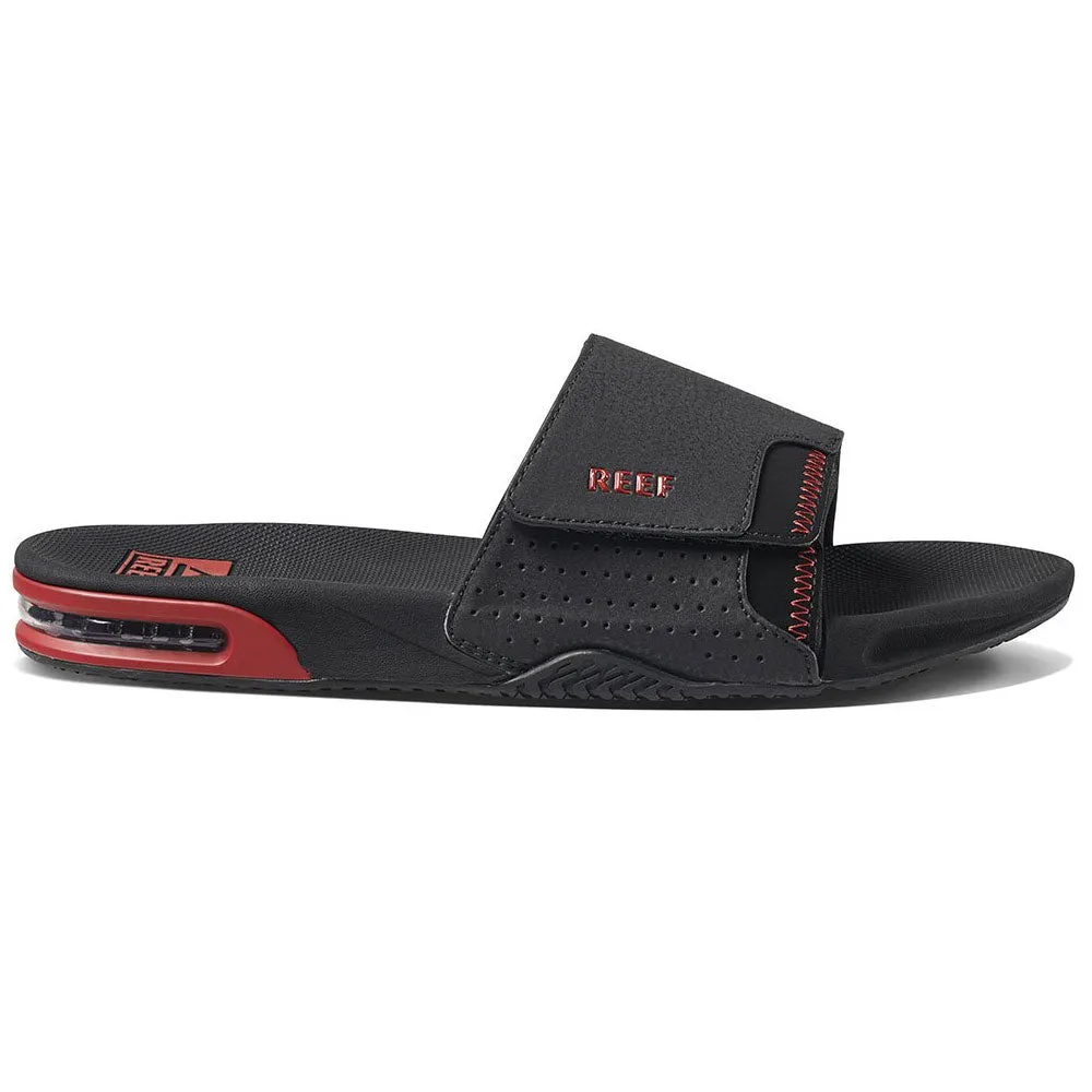 Reef Fanning Sliders - Black/Red