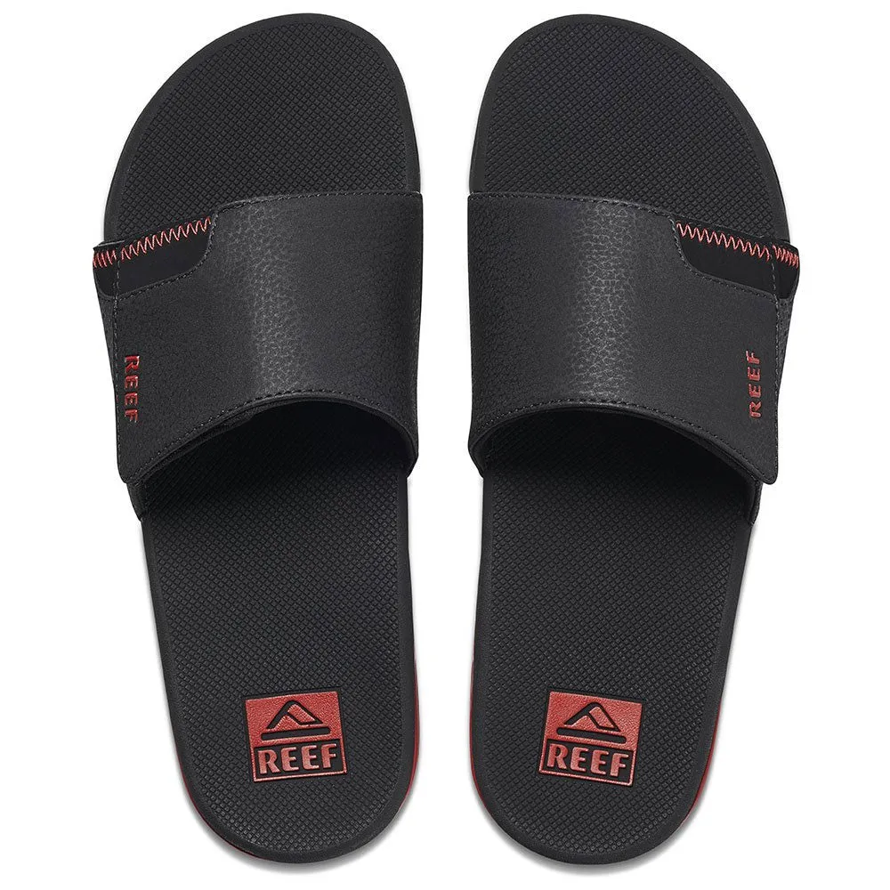 Reef Fanning Sliders - Black/Red