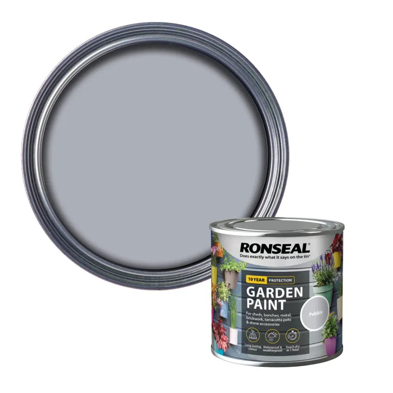 Ronseal Garden Paint - Pebble 250ml