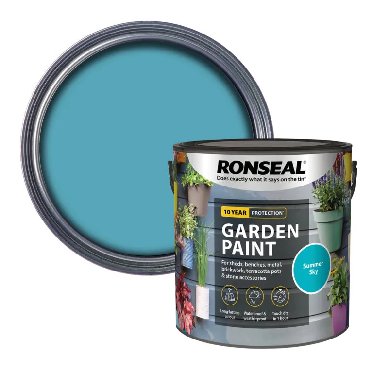 Ronseal Garden Paint - Summer Sky 2.5L