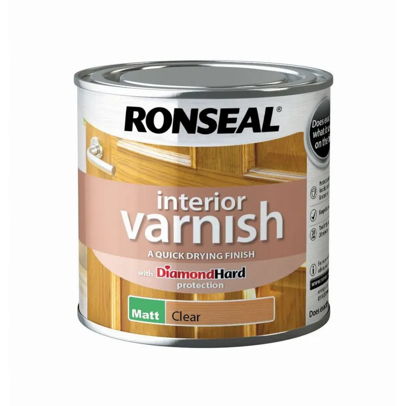 Ronseal Interior Varnish - (Matt/Satin)