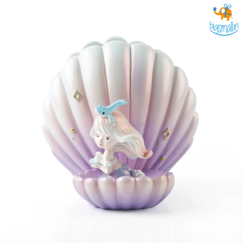 Sea Shell & Mermaid Desk Organizer