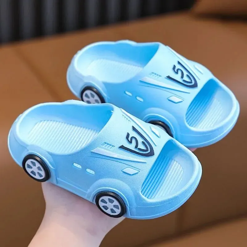 Summer Children LED Lights Slippers Baby Indoor Antiskid Sandals Boy Girl Luminous Shoes Kids Home Parent-child Flip Flops New