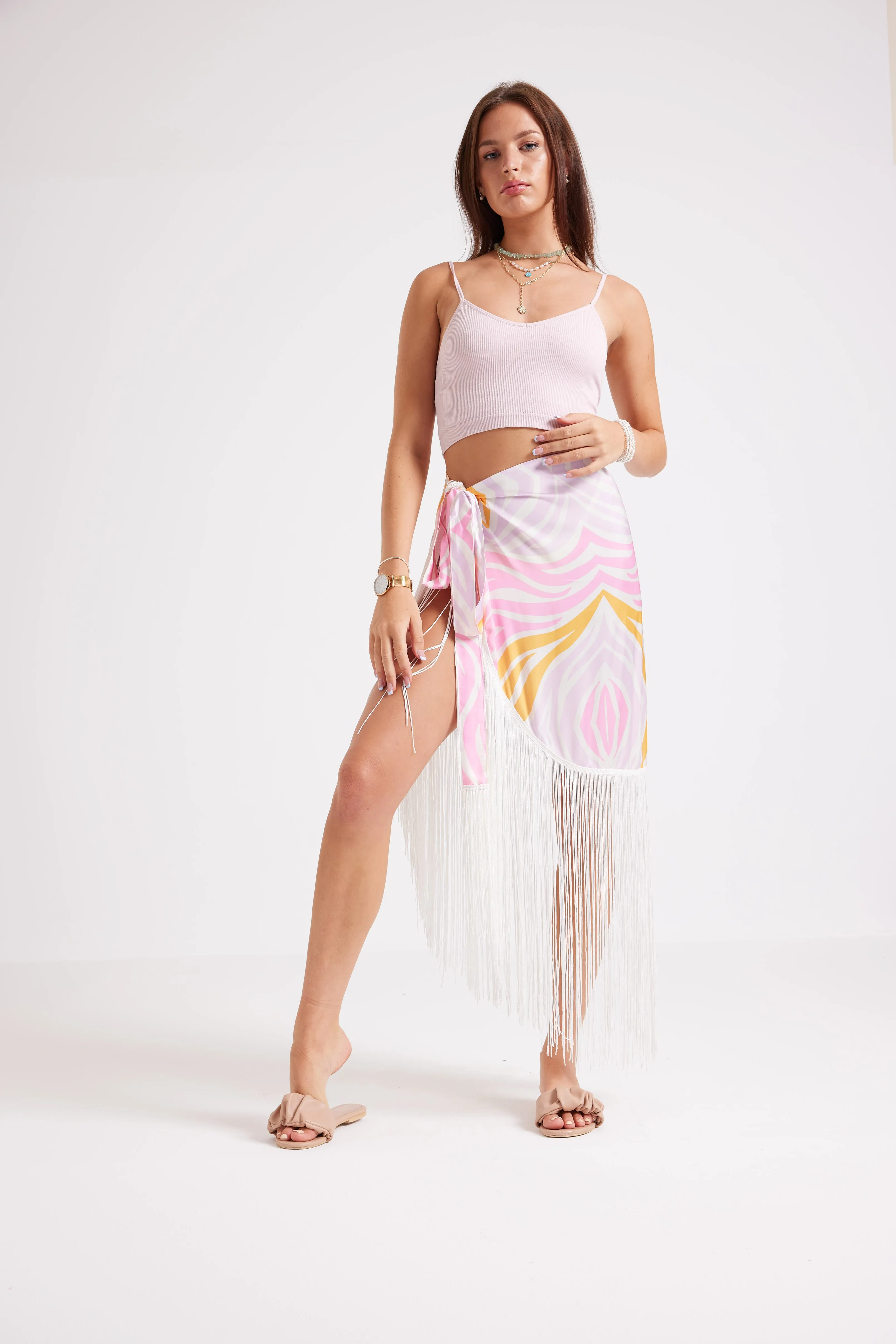 SWEET FANTASY BEACH COVER UP - PINK