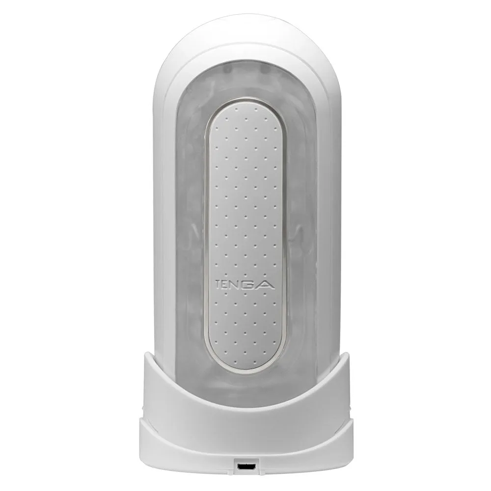 Tenga Flip Zero Vibrating Masturbator White