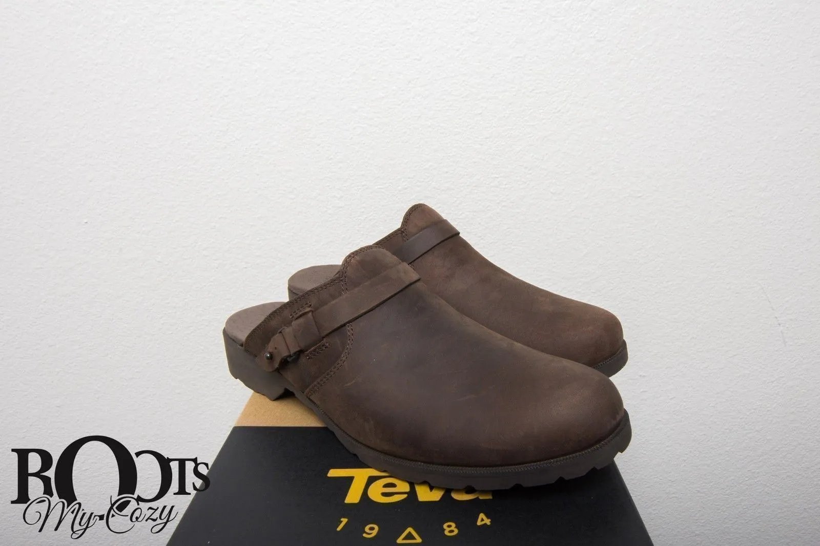 Teva Delavina Mule Dark Brown