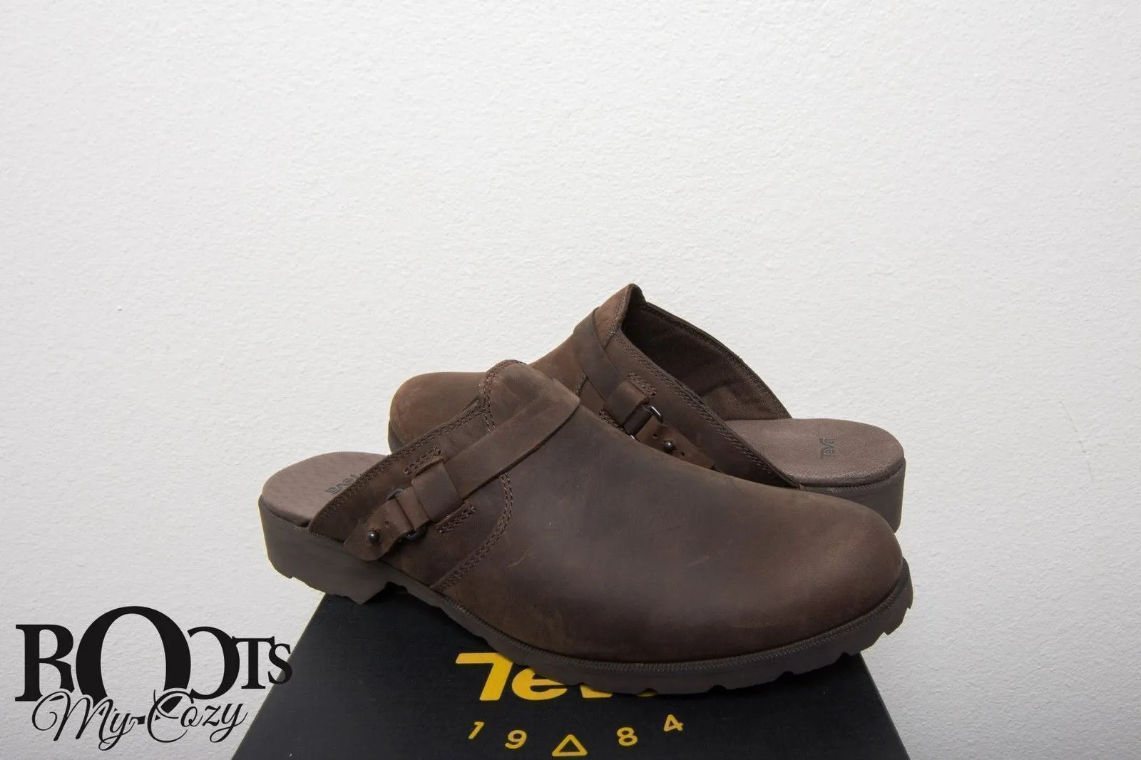 Teva Delavina Mule Dark Brown