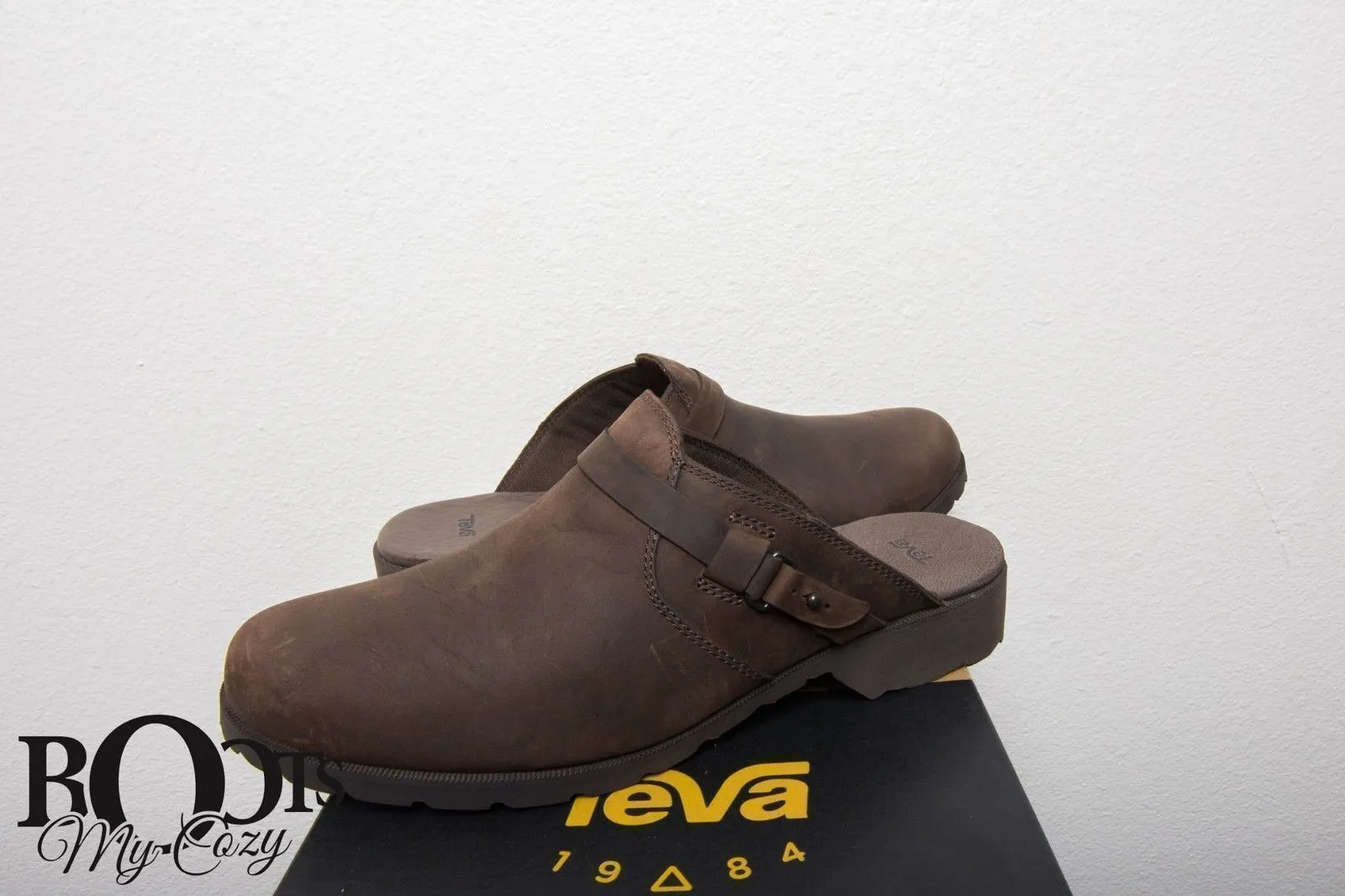 Teva Delavina Mule Dark Brown