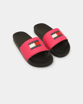 Tommy Jeans Women's Print Pool Slide Jewel Pink