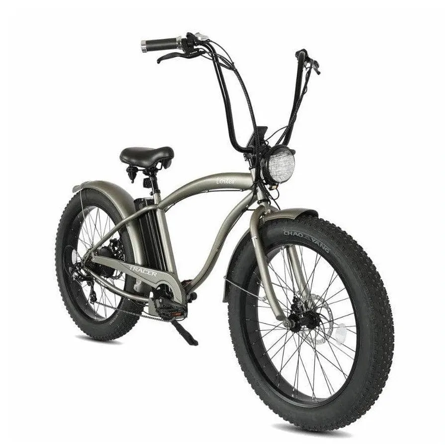 TRACER| LOITER 26" 7-Speed Triple Tree Fork Fat Tire Electric Bike