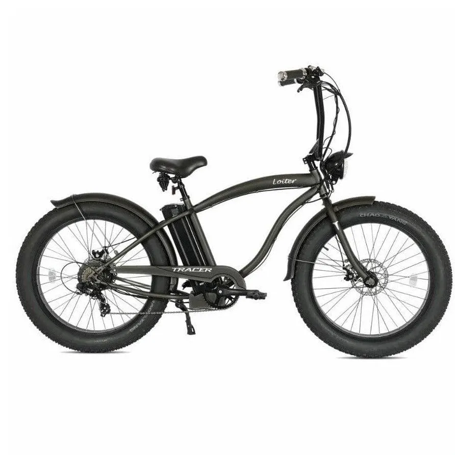 TRACER| LOITER 26" 7-Speed Triple Tree Fork Fat Tire Electric Bike