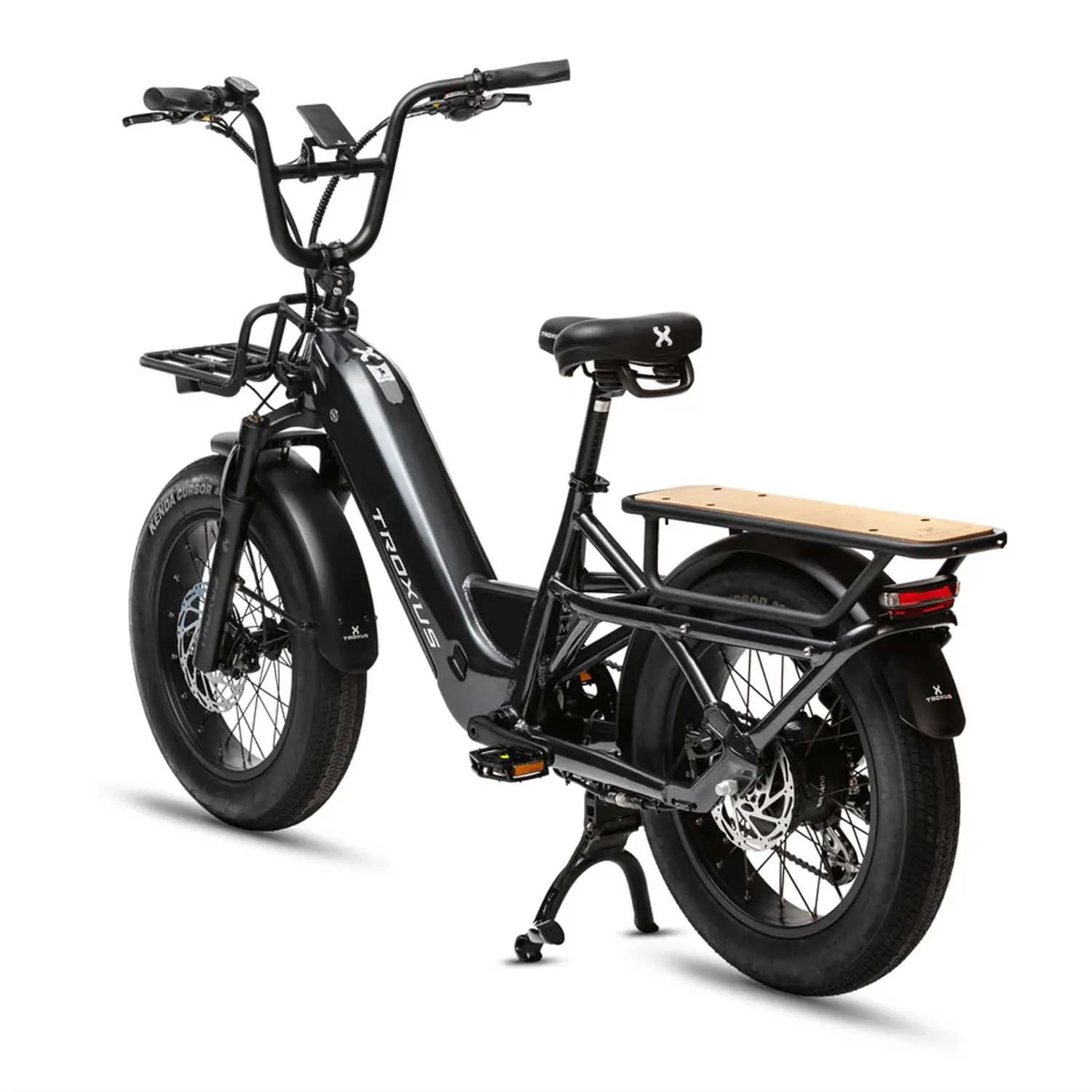 Troxus Lynx Cargo 20" Fat Tire EBIKE, 750 Watt, Charcoal, One Size