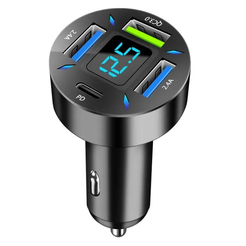 Ultimate Fast Charging Car Charger with 4 USB Ports - On-the-Go Solution