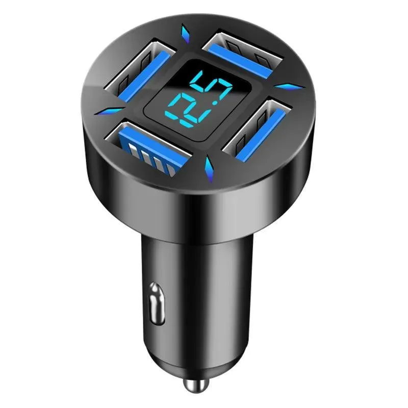 Ultimate Fast Charging Car Charger with 4 USB Ports - On-the-Go Solution