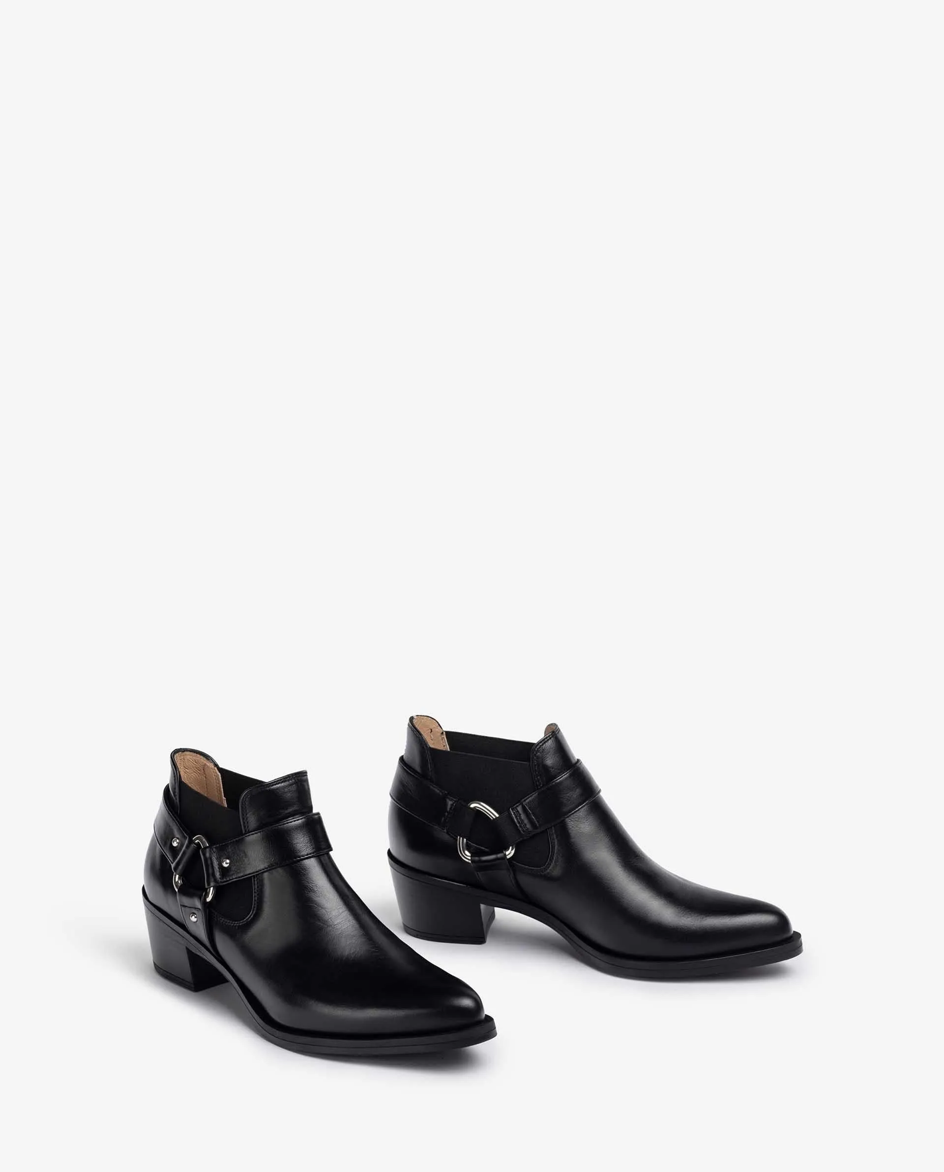 Unisa Gonil Black Western Ankle Boot