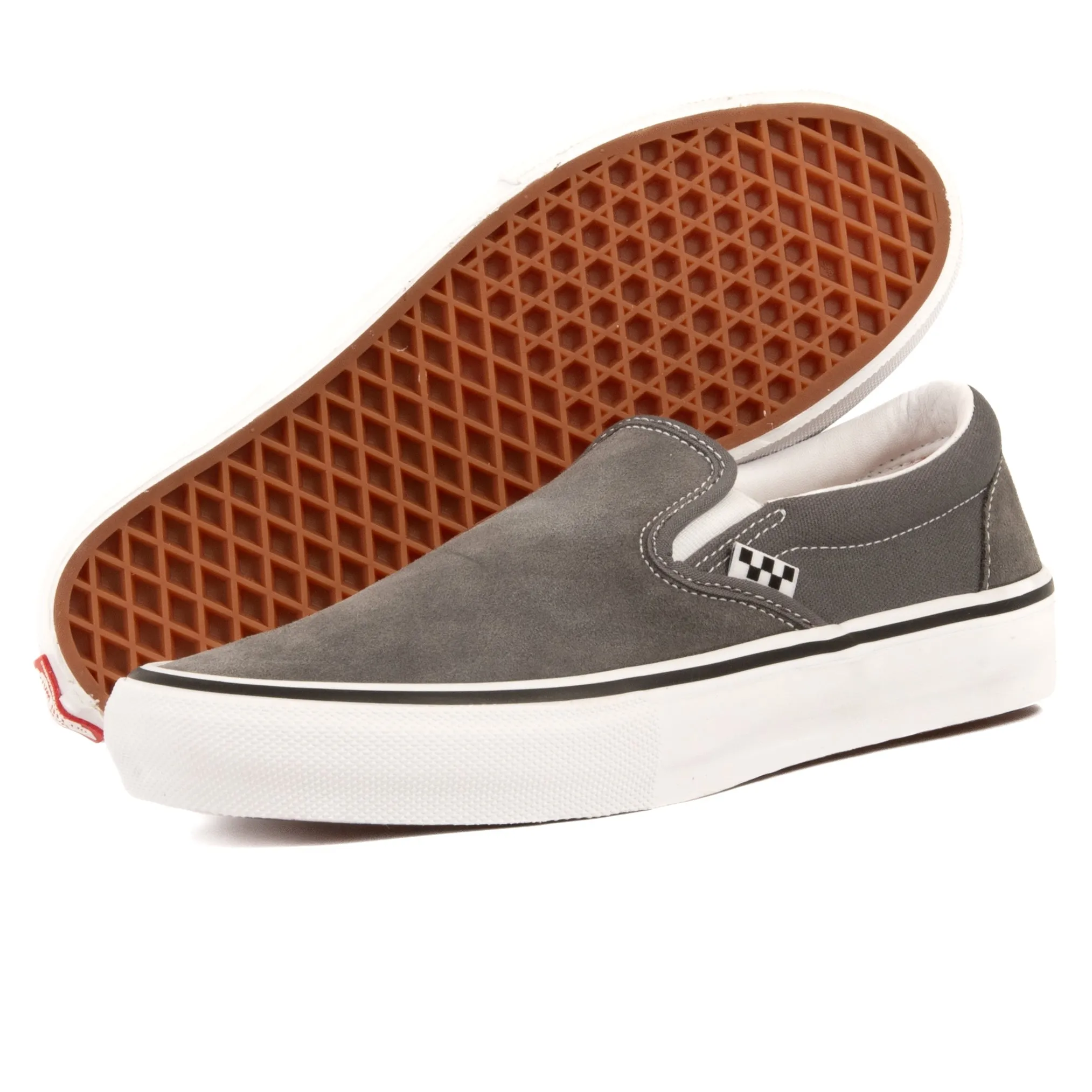 Vans - Skate Slip-On (Pewter/White)