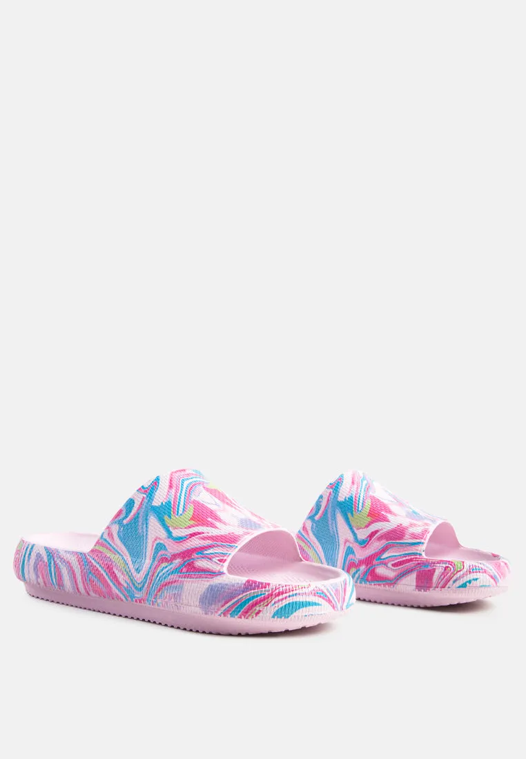 Whirl Marbling Dip Dye Slides