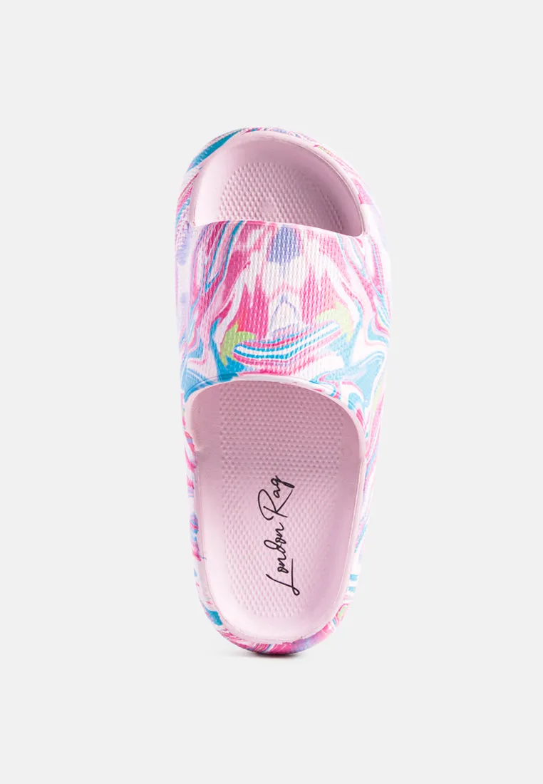 Whirl Marbling Dip Dye Slides