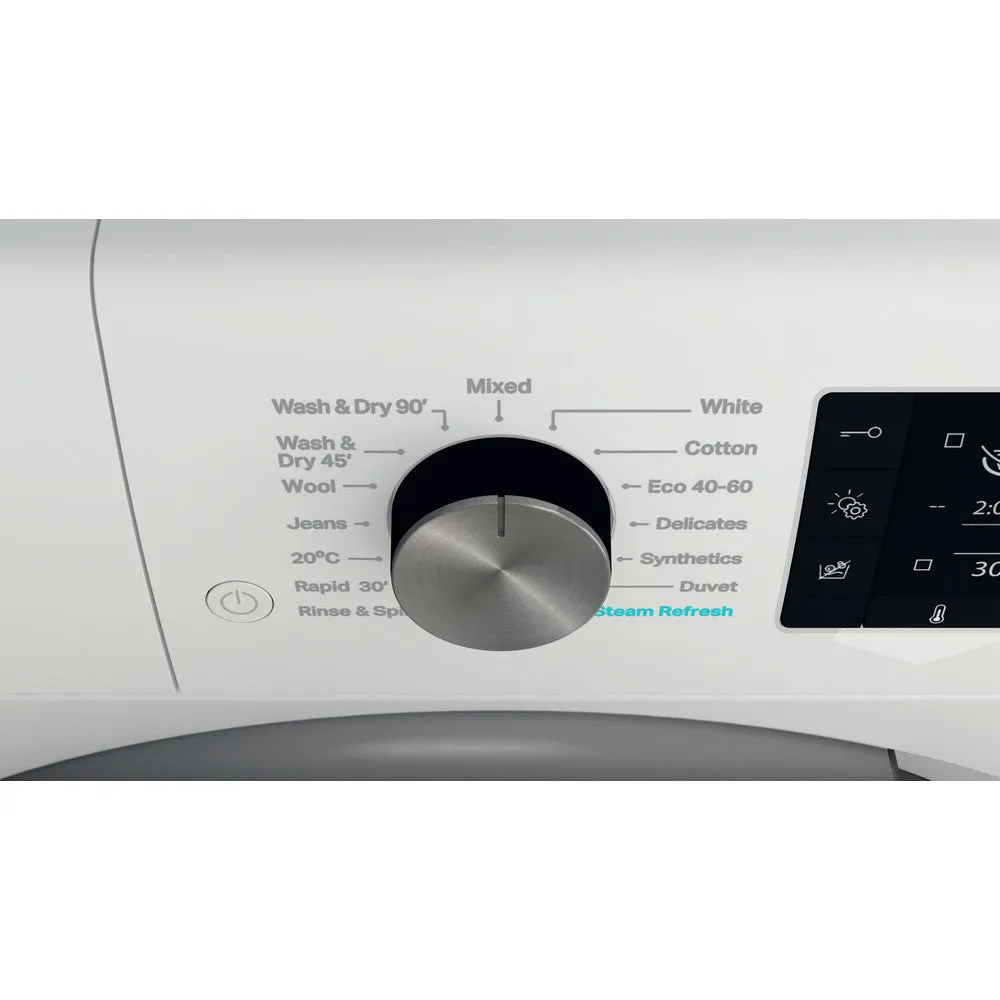 Whirlpool 11KG/7KG 1351 Spin Freestanding Washer Dryer - White | FWDD1174269BSVUK