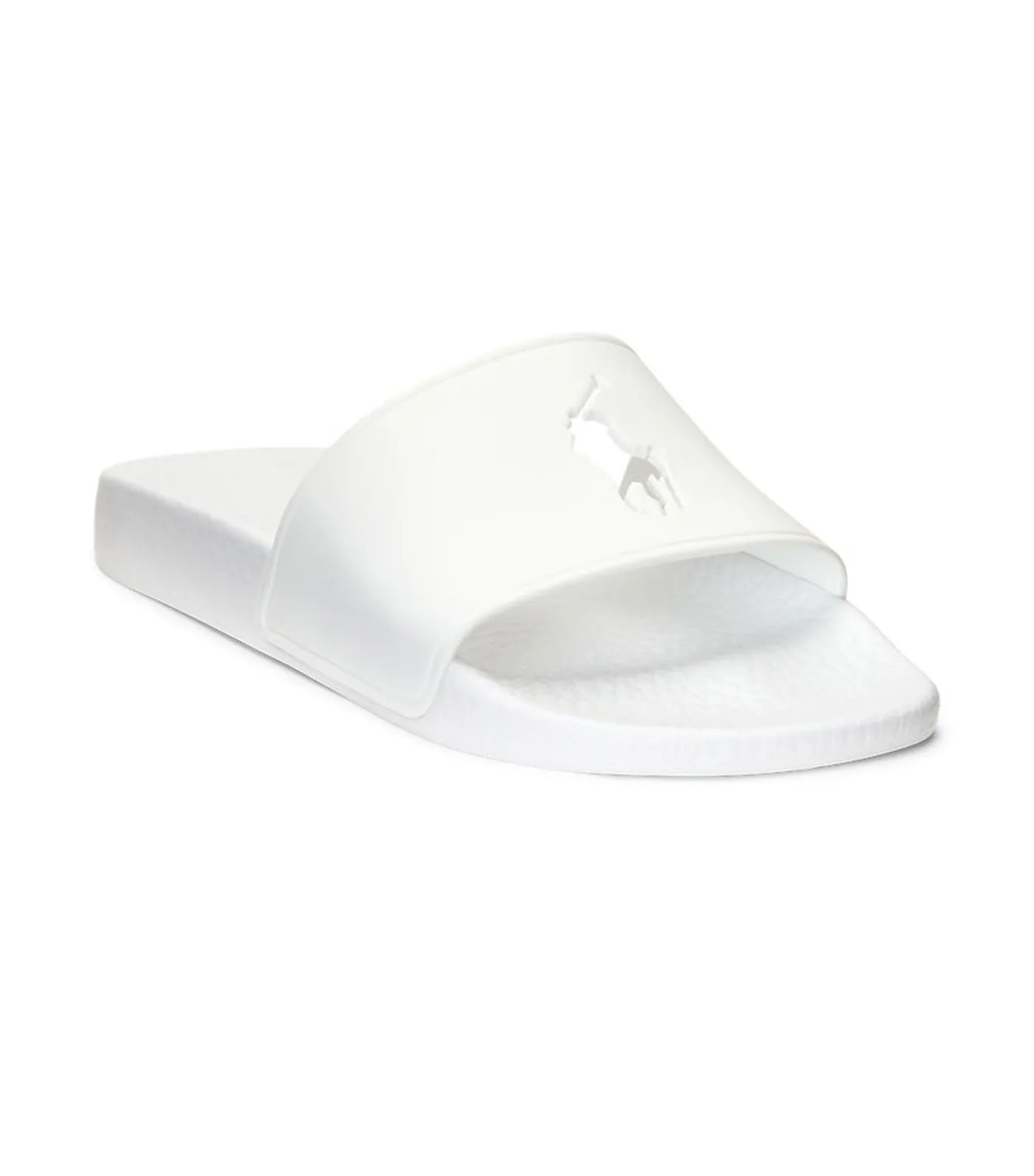 Women's Big Pony Slide Sandal White