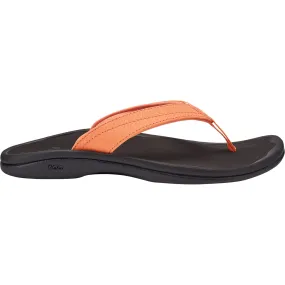 Women's OluKai Ohana Shell Coral/Black Synthetic